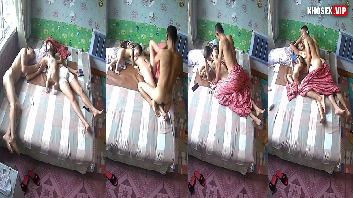 Hack Camera Cặp vợ chồng dâm đãng chịch nhau trước mặt con nhỏ – Phần 7 (Hết)